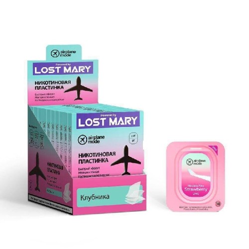 Никотиновые пластинки Lost Mary Клубника